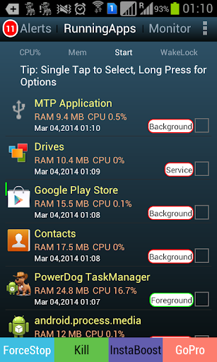 PowerDog Android TaskManager