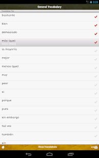 Spanish GCSE Vocabulary AQA Screenshots 4