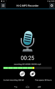 Hi-Q MP3 Voice Recorder (Full) - screenshot thumbnail