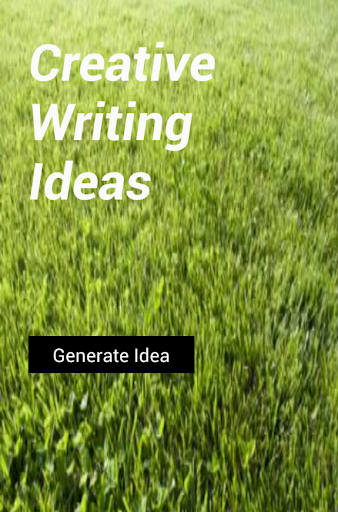 Creative Writing Ideas