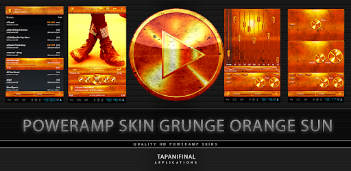 Изображения Poweramp skin ГРАНЖ ORANGESUN на ПК с Windows