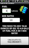 Fuel/Oil Mix Calculator