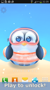 Chubby Pengu Live Wallpaper(圖6)-速報App