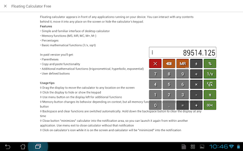 Floating Calculator Free(圖4)-速報App