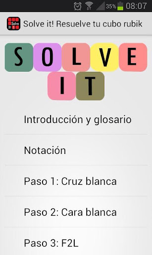 Solve It Resuelve el Rubik