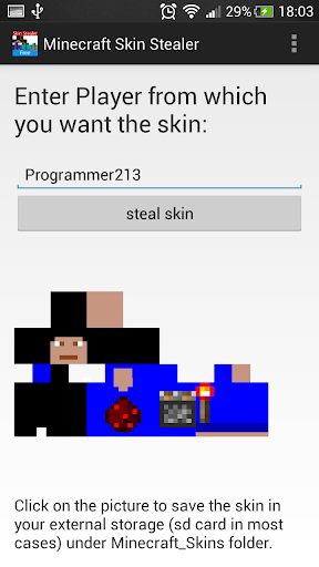 【免費工具App】Skin Stealer for Minecraft-APP點子