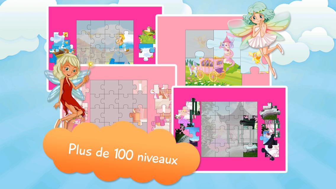 Android application Kids Princess Jigsaw Puzzle screenshort