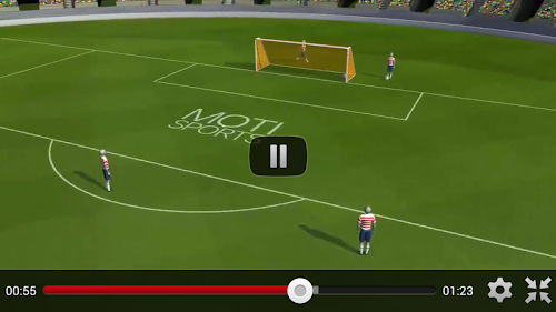 Android application MOTI™ 3D Soccer Drills Package screenshort