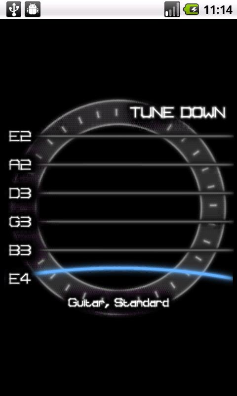 PitchLab Guitar Tuner (LITE) Screen 1