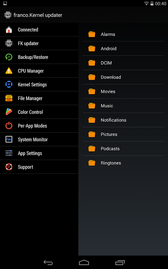 franco.Kernel updater - screenshot