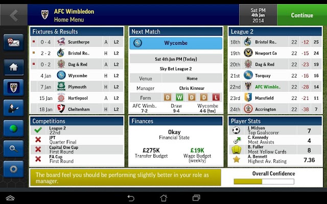 Football Manager Handheld 2015 - screenshot