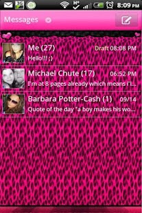 How to download GO SMS - Pink Cheetah 1.2 unlimited apk for android