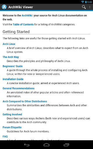 ArchWiki Viewer