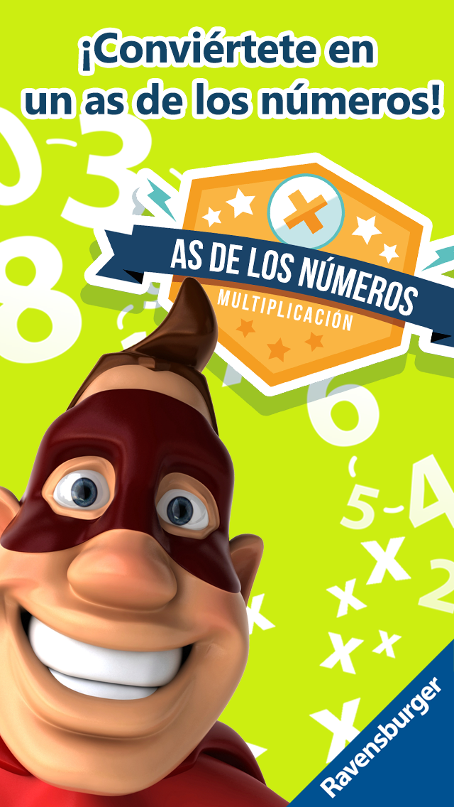 Android application Number Hero: Multiplication screenshort
