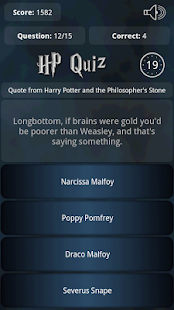 HP Quotes Quiz Screenshots 1