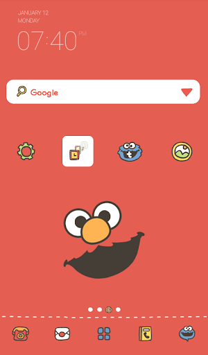 Red dodol launcher theme