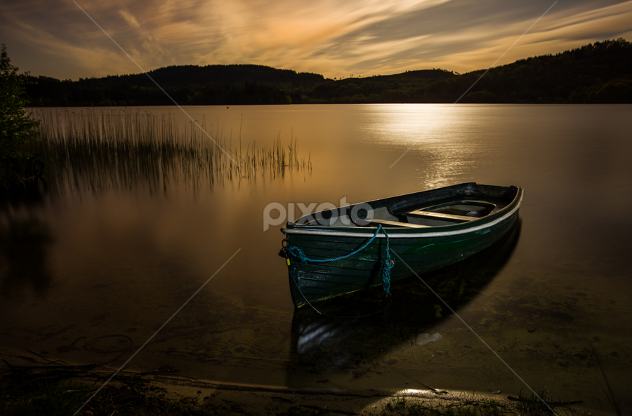 On Golden Pond by Buster Brown - Landscapes Waterscapes