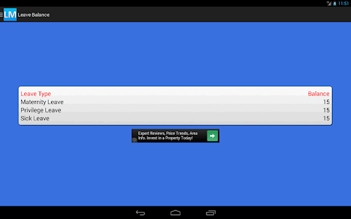 Leave Manager Screenshots 3