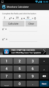 Free Download Bhaskara Calculator APK for Android