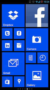 Download Blue Tiles Theme APK for Android