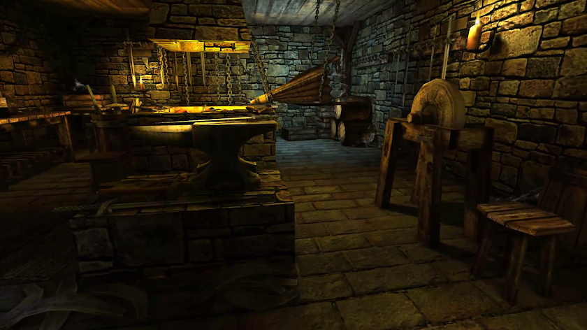 Blacksmith Forge VR Cardboard Screen 2