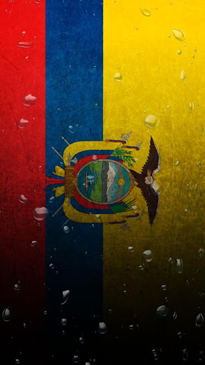 Ecuador flag water effect LWP