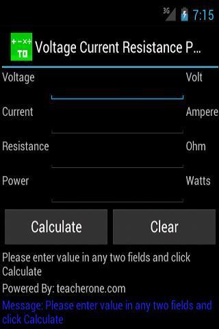 Electrical Calculator