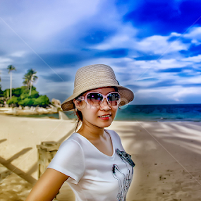 by Cai Xiong - People Portraits of Women