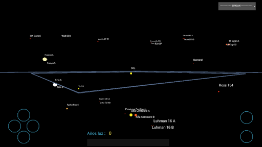 Mapa 20 estrellas cercanas