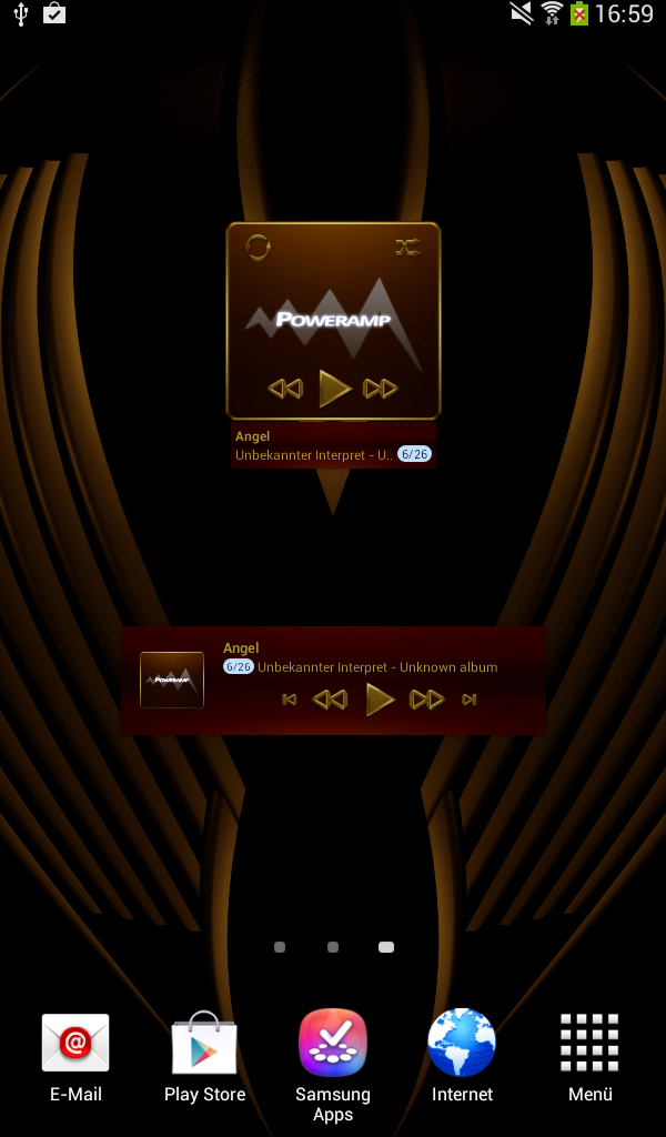 HAMOND Poweramp widget pack Screen 2