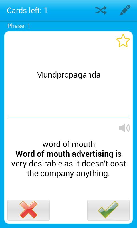 Android application Six-pack Vocabulary Enhancer 1 screenshort