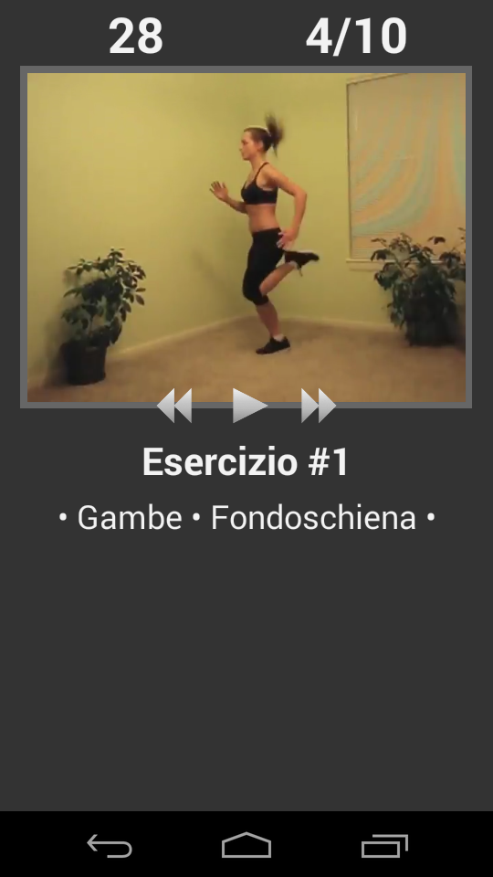 Android application Daily Cardio Workout - Trainer screenshort