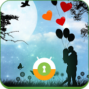 Valentines Day Wall & Lock  Icon