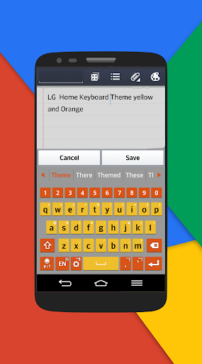 Org-Red Keyboard LG theme