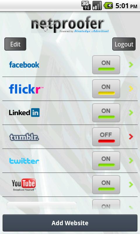 netproofer Screen 2
