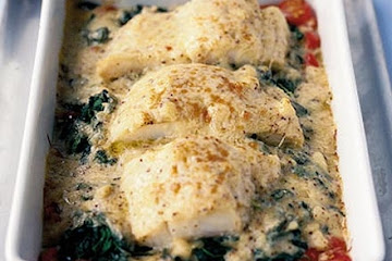 Smoked fish & cherry tomato rarebit