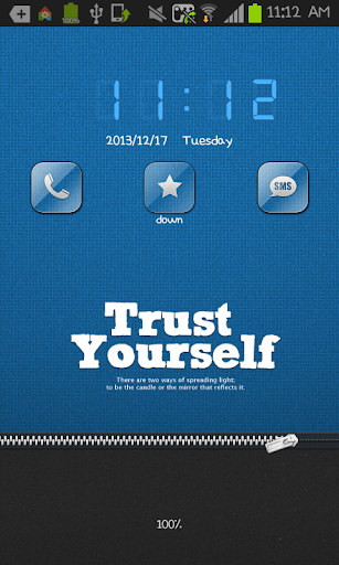 Trust Yourself Go Locker theme