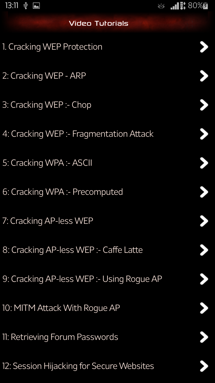 Hacking with Backtrack Screen 2