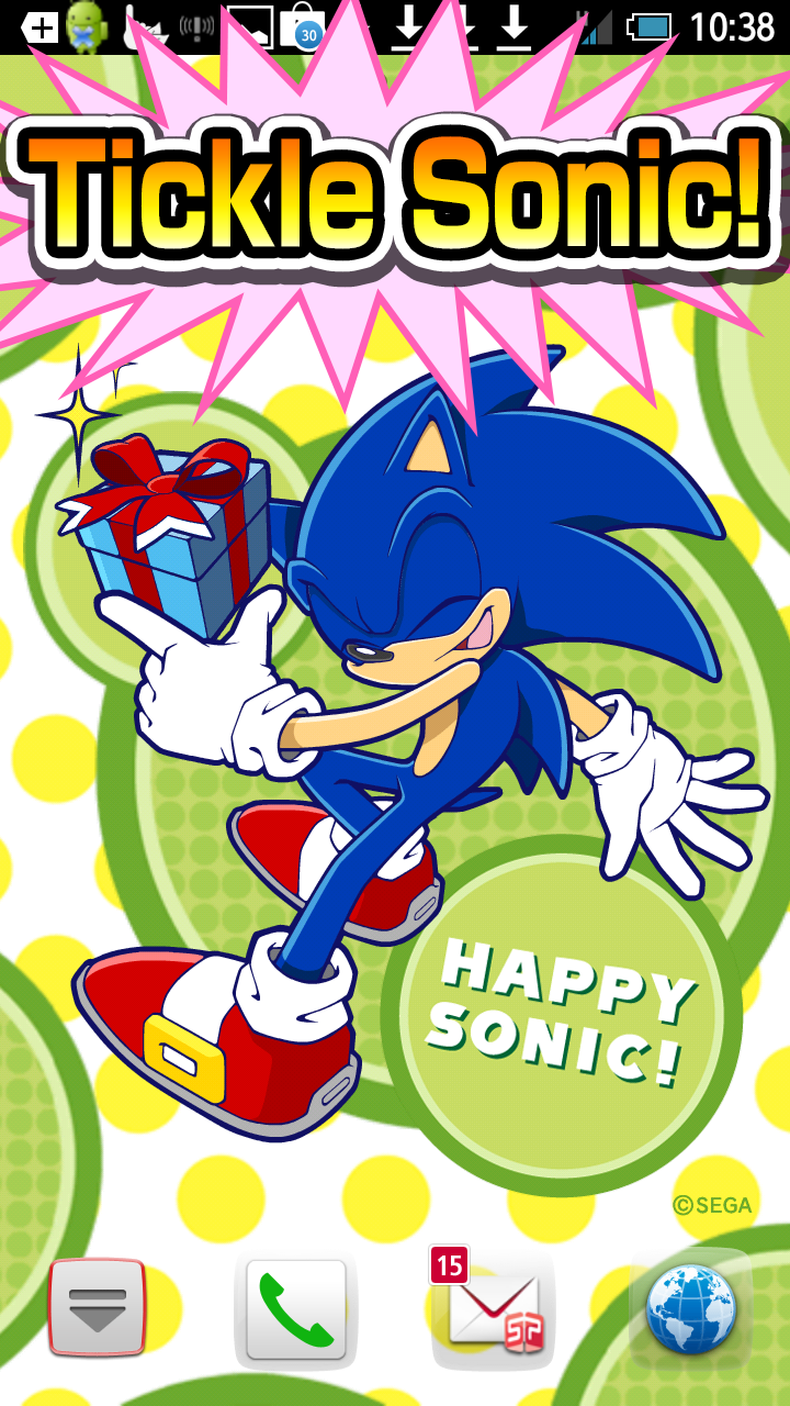 Happy Sonic! Live Wallpaper Screen 3