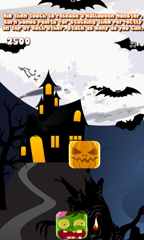 Halloween Monsters Stack Game Screen 2