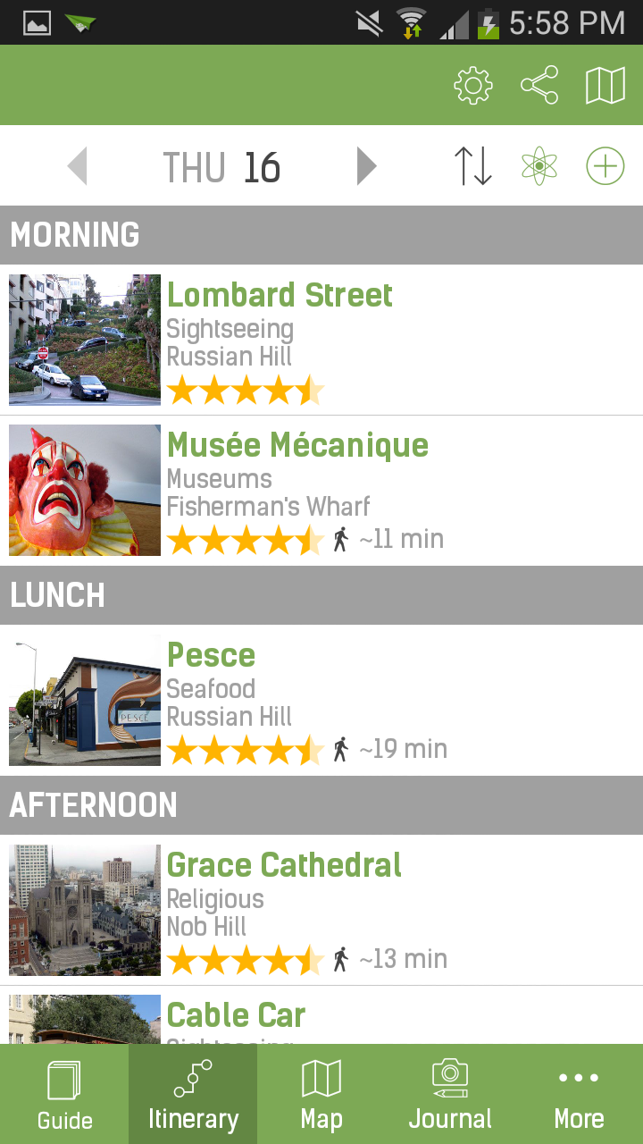 San Francisco Travel Guide Screen 3