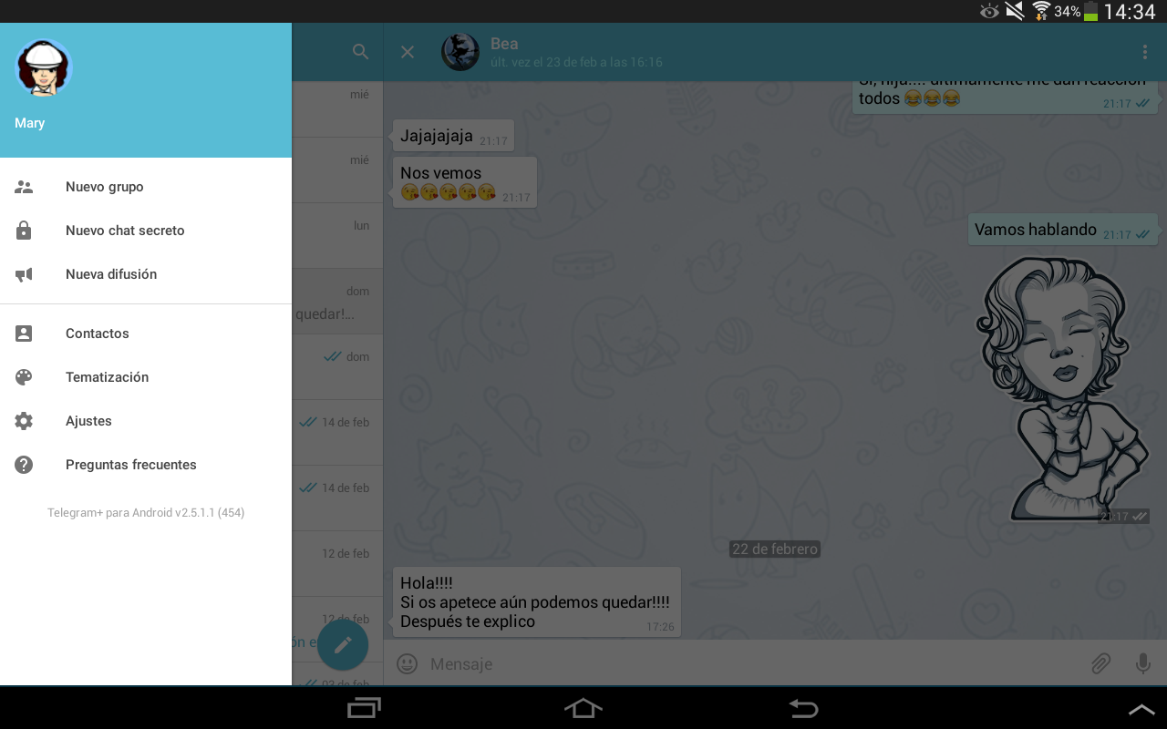 Telegram+ - screenshot