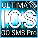 Blue ICS GO SMS Theme icon