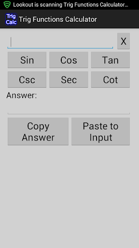 Trig Functions Calculator