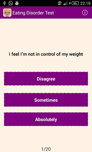 【免費健康App】Eating Disorder Test-APP點子