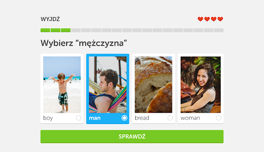  Angielski za darmo z Duolingo – miniaturka zrzutu ekranu  