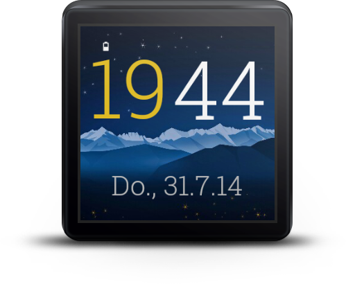 Yeah Clock for Android Wear