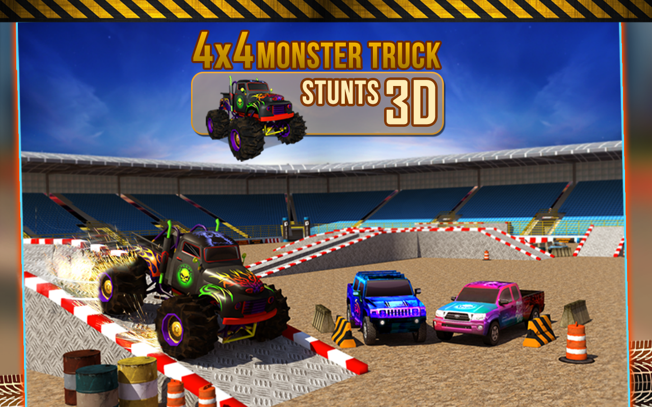 4x4 Monster Truck Stunts 3D android games}