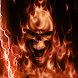 Orange Glowing Skull LWP