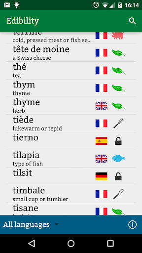 Edibility vegetarian food dict